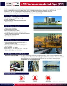 CRANE CRYOGENICS™- LNG VIP-21-26-CDBMAR-00423-B-EN cover